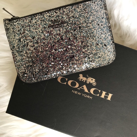 Sale ❗️Coach glitter zip card case - Picture 3 of 8